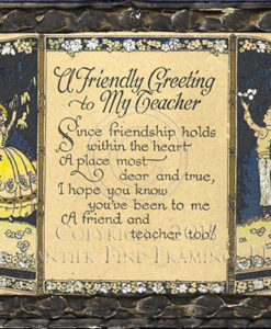 Pre-WWI Motto for Teacher